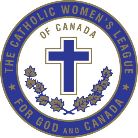 The Catholic Women's League crest: For God and Canada